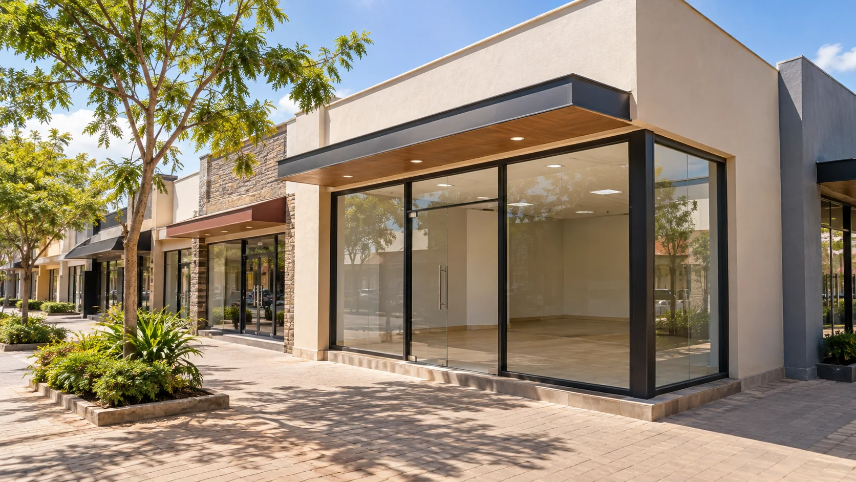 Illustrative demo photo for Illustrative street-front retail shop